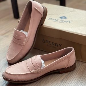 NIB Sperry Seaport Penny Rose Dust size 8.5